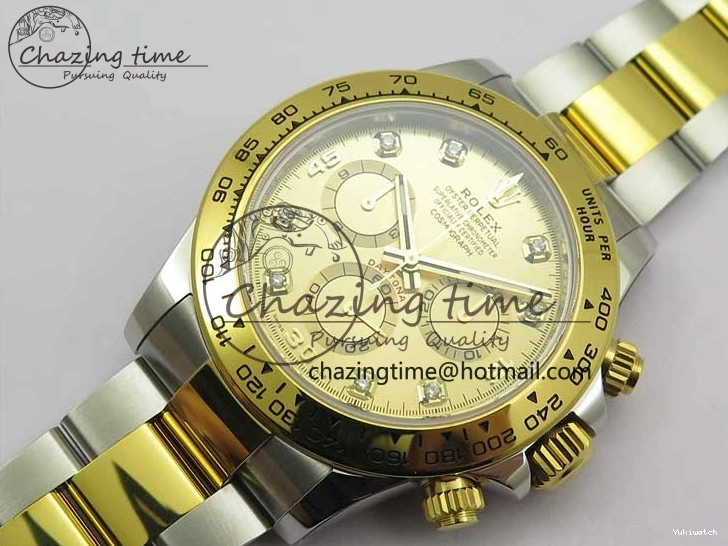 116508 SA4130 YG Case Best SS Bracelet YG Noob SS Dial Crystal 904L Daytona YG 1:1 Edition and 0109